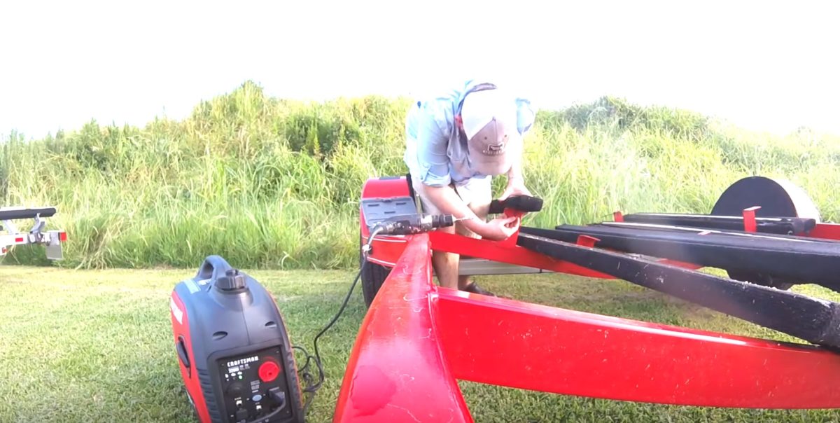 Replacing Trailer Bunks With Craftsman Inverter Generator 